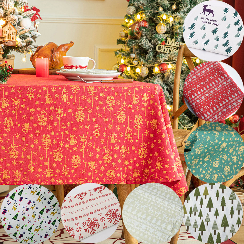 Home Textiles Importers In Usa - 45/90x145 cm Çam Kar Noel Baskı