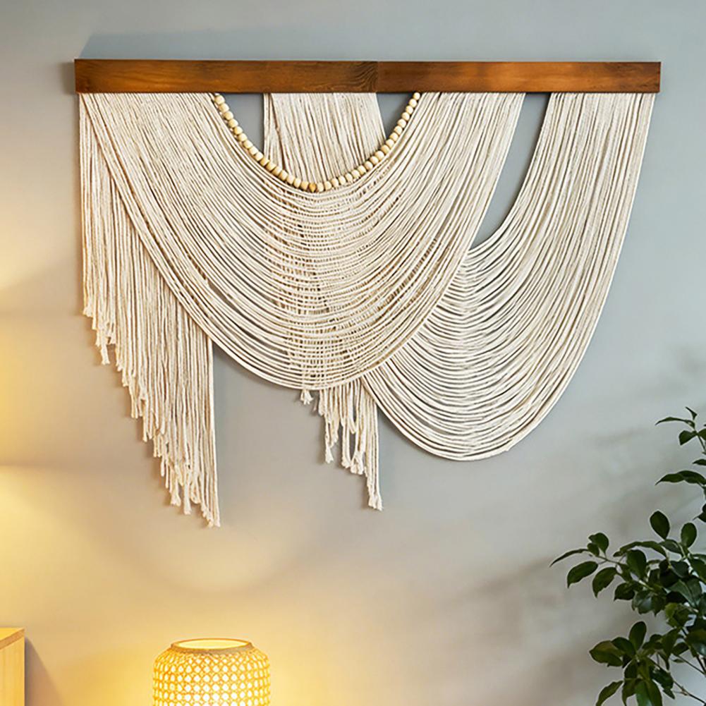Home Art Textiles - El yapımı Püsküllü Goblen Retro Ev