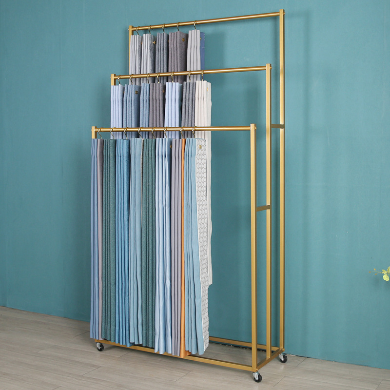 Home Textiles Exhibition - Perde numune renk kartı vitrin rafı