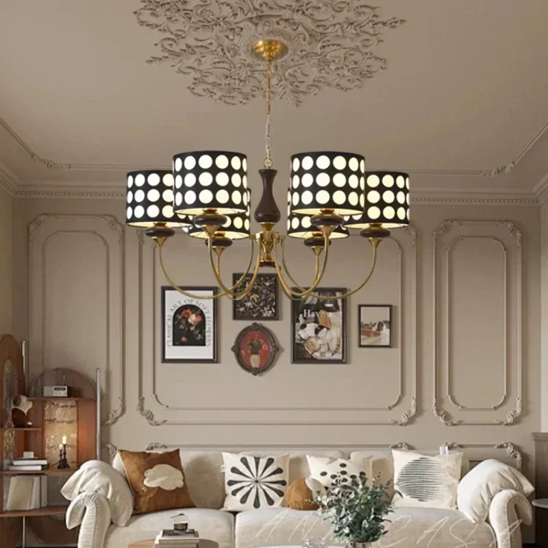 Home Art Textiles - Retro Ev Dekorasyon Sarkıt Yaratıcılık Puantiyeli