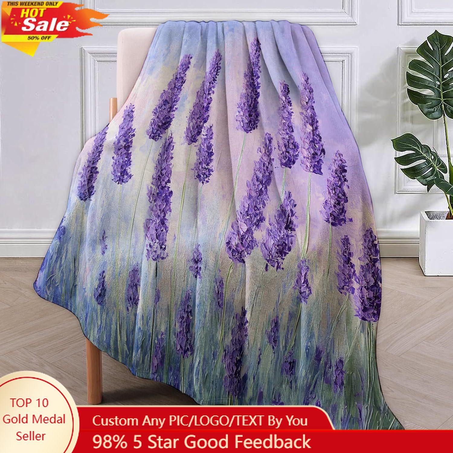 Home Textiles & Decorations - Kampçı Flanel Battaniyesi, Kamp Hediyeleri, Kadınlar