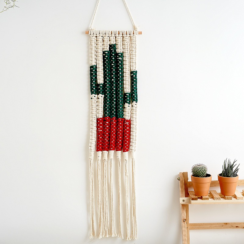 Home Art Textiles - 1 adet İskandinav el yapımı dokuma
