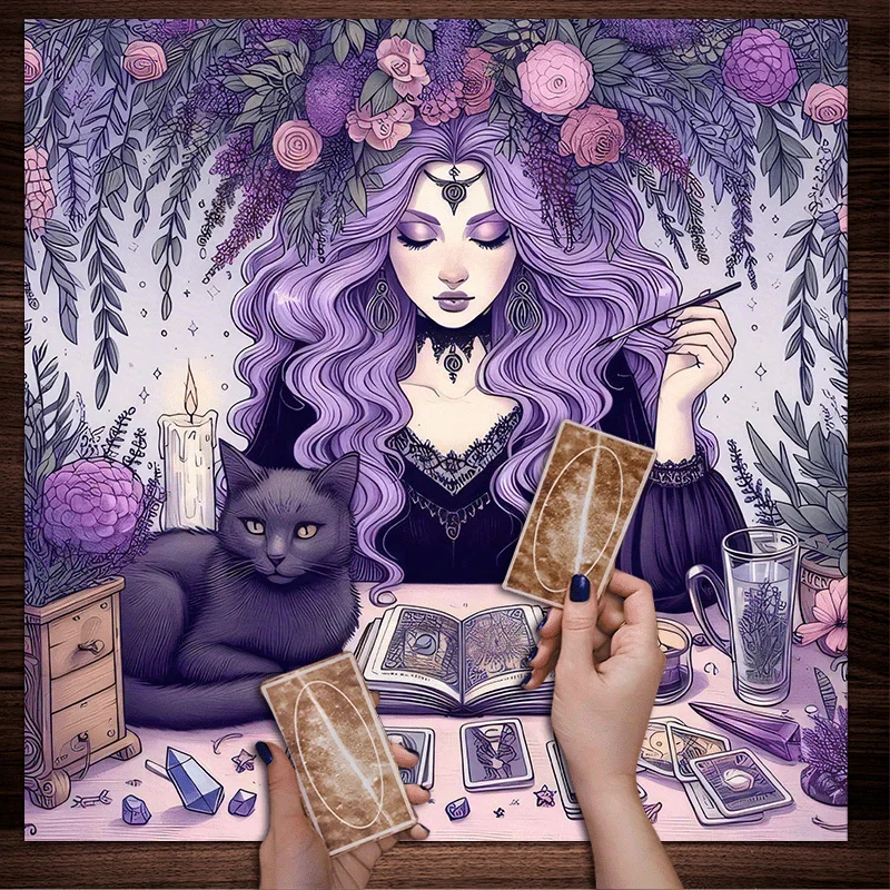 Home Textiles Today News - Wisteria Cadı Masa Örtüsü Tarot Kehanet