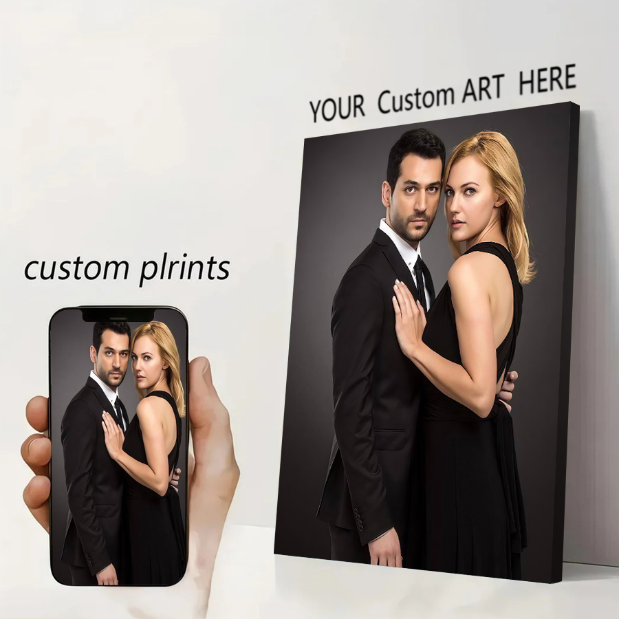 Home Textiles & Decorations - Özel Baskı Kanvas Poster Anime Oyun