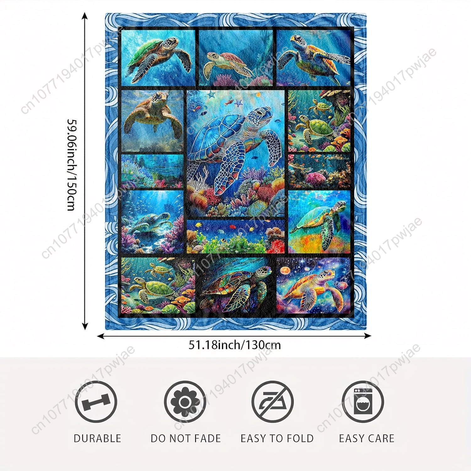 Deniz Kaplumbağası Flanel Batt - Home Art Textiles incelemesi ve fiyatı