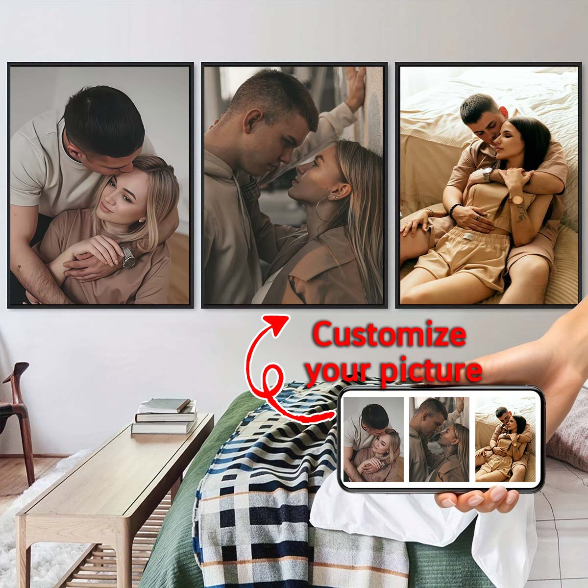 Triptik - 2D özel fotoğraf ahş - Home Textiles & Decorations incelemesi ve fiyatı