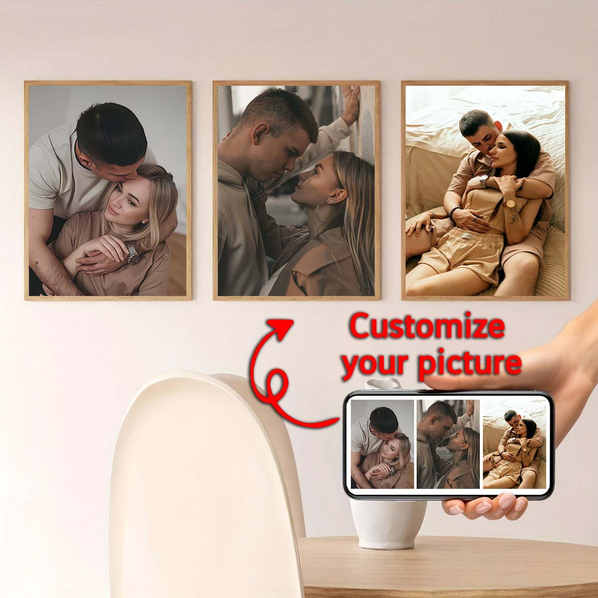 Triptik - 2D özel fotoğraf ahş - Home Textiles & Decorations incelemesi ve fiyatı
