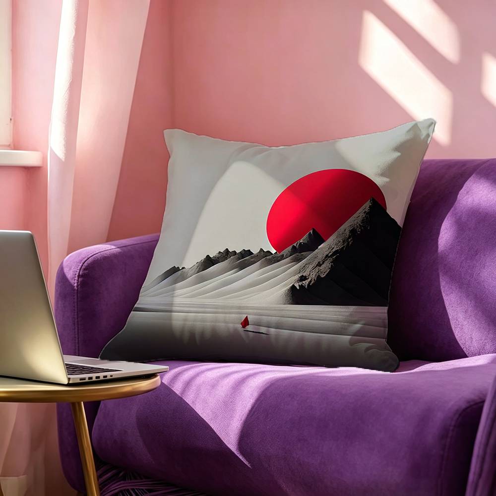 S-Süperreal sanat Fuji Dağı'lı - Home Art Textiles incelemesi ve fiyatı