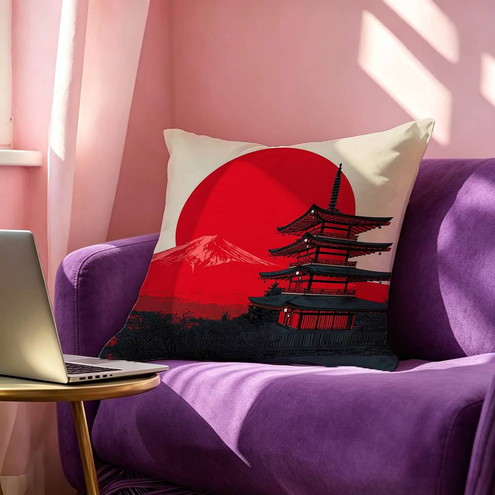 S-Süperreal sanat Fuji Dağı'lı - Home Art Textiles incelemesi ve fiyatı