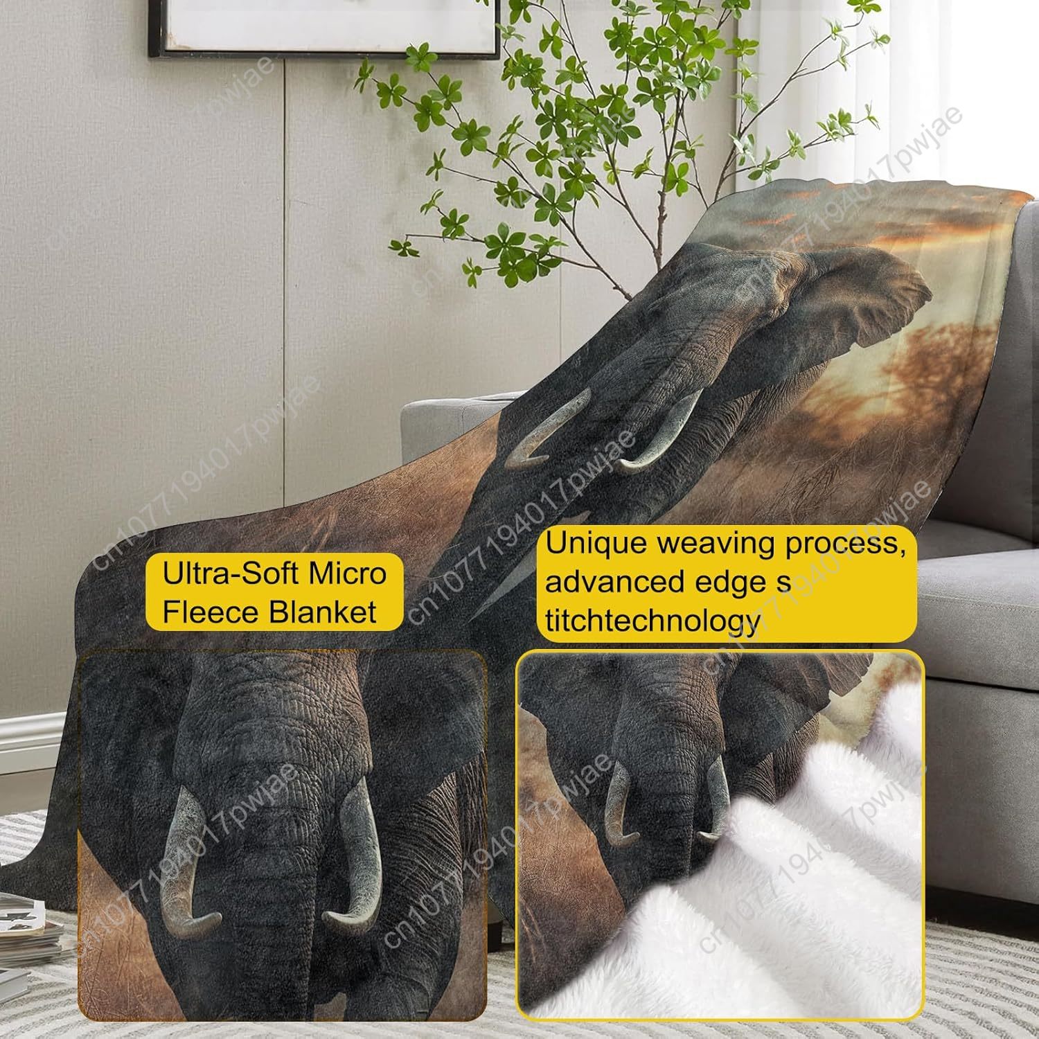 Fil Polar Battaniyesi, Gerçekç - Home Textiles & Decorations incelemesi ve fiyatı