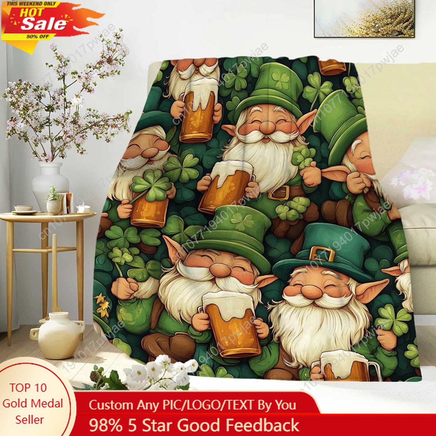 Aziz Patrick Günü Gnome Battan - Home Textiles & Decorations incelemesi ve fiyatı