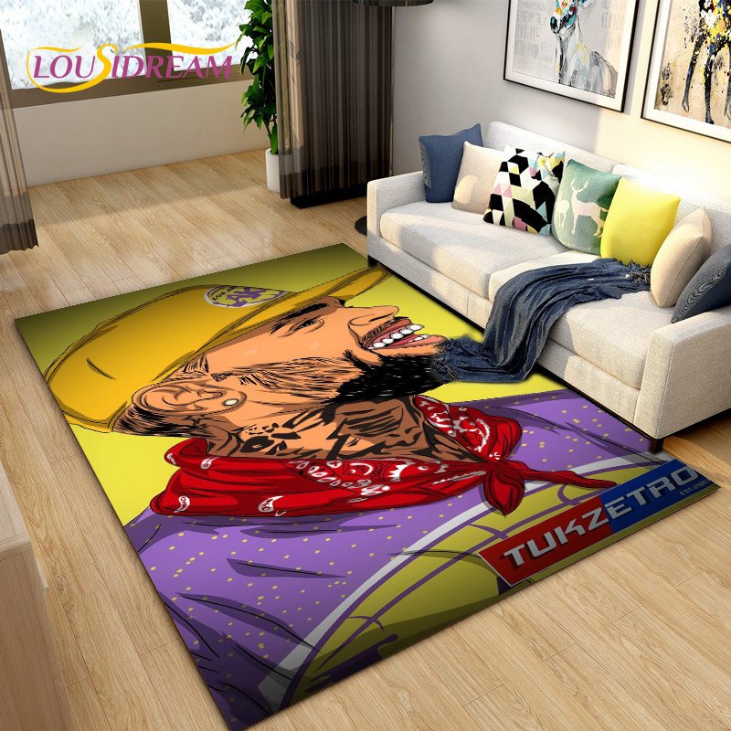 Hip Hop sanat rapçi efsane yıl - Home Art Textiles incelemesi ve fiyatı