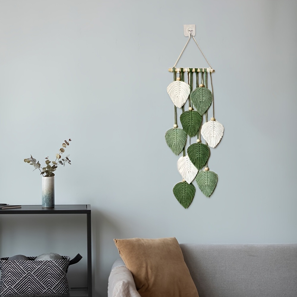 El dokuması yaprak duvar süsü, - Home Art Textiles incelemesi ve fiyatı