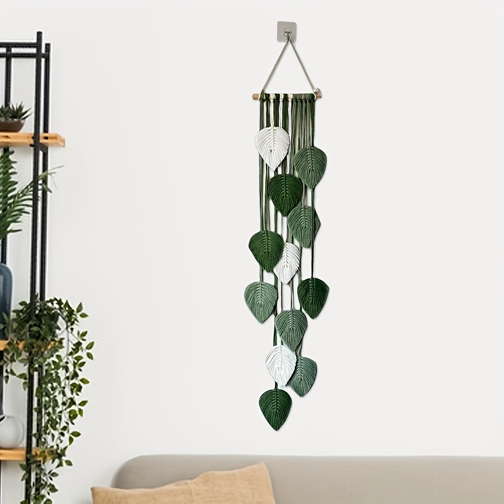 El dokuması yaprak duvar süsü, - Home Art Textiles incelemesi ve fiyatı