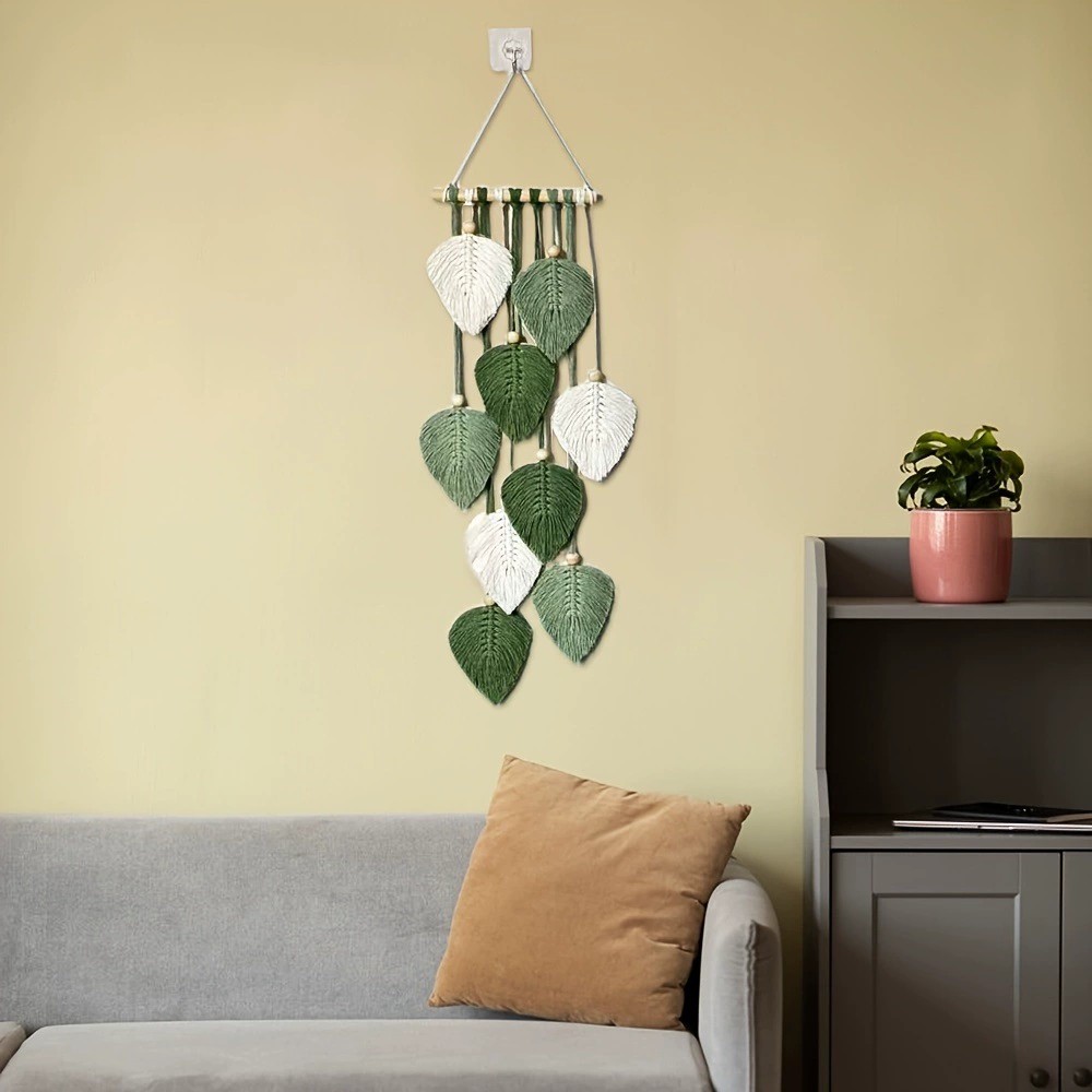 El dokuması yaprak duvar süsü, - Home Art Textiles incelemesi ve fiyatı