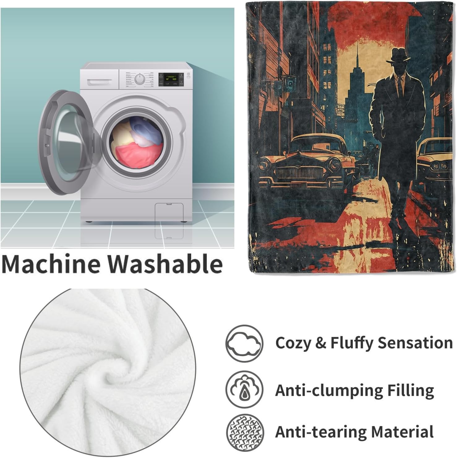 Kadınlar için Noir Dedektif Ba - Home Textiles & Decorations incelemesi ve fiyatı